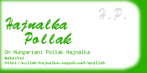 hajnalka pollak business card